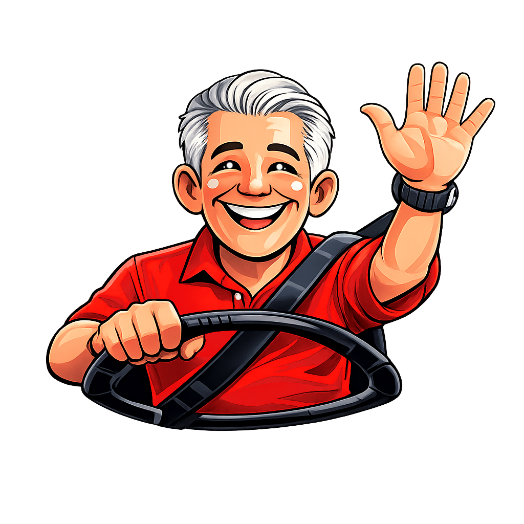 Fred on his way to you